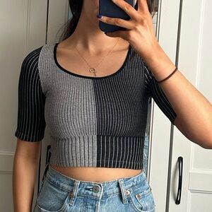 Free people color block top